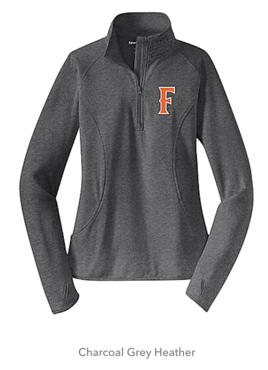 Sport-Tek Ladies Sport-Wick Stretch 1/2-Zip Pullover