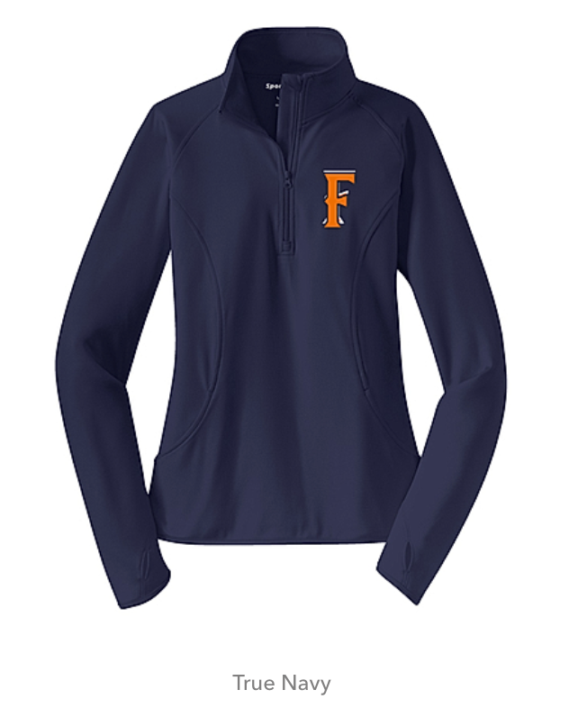 Sport-Tek Ladies Sport-Wick Stretch 1/2-Zip Pullover