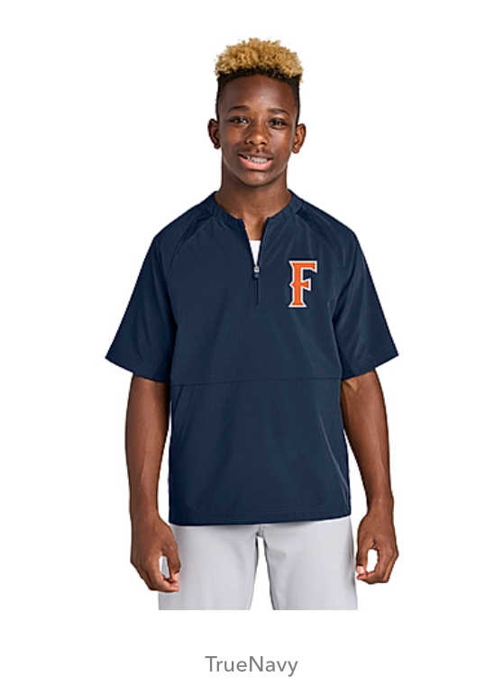 Sport-Tek Youth Repeat 1/2-Zip Short Sleeve Jacket YJST489