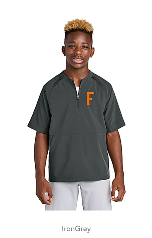 Sport-Tek Youth Repeat 1/2-Zip Short Sleeve Jacket YJST489