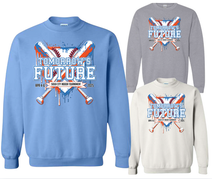 (3 COLORS) Tomorrows Future Crewneck Navy/Blue Fleece