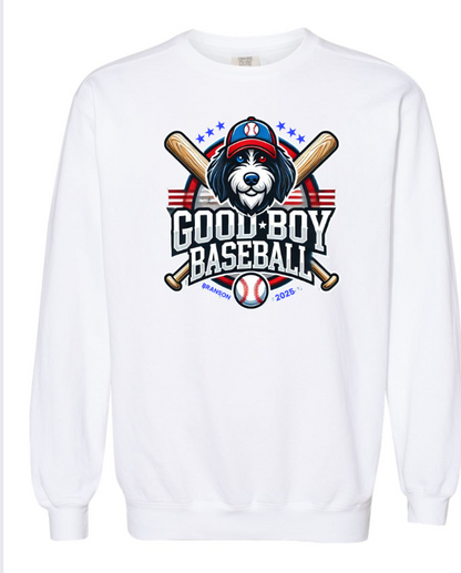 2 COLORS: Unisex Good Boy LOGO Comfort Colors Sweatshirt 1566