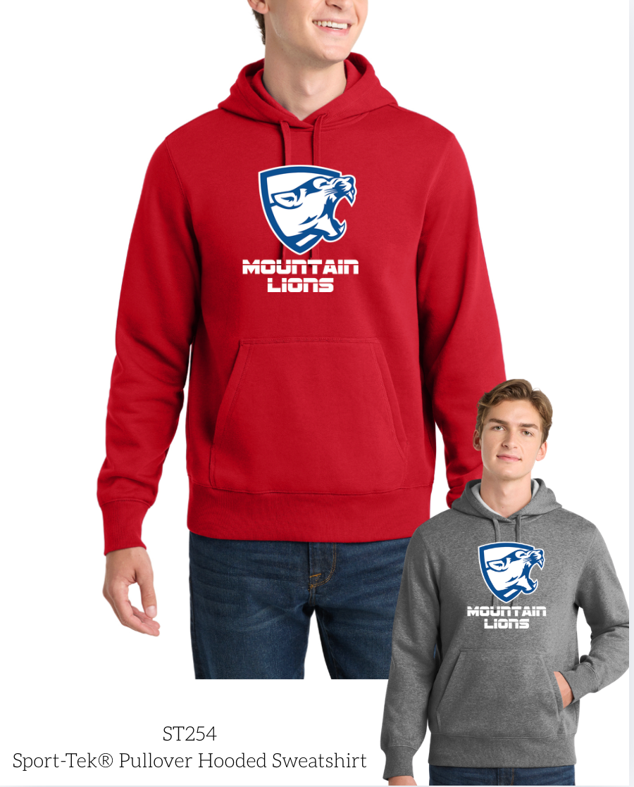 Mountain Lion Sport-Tek® Pullover Hooded Sweatshirt
