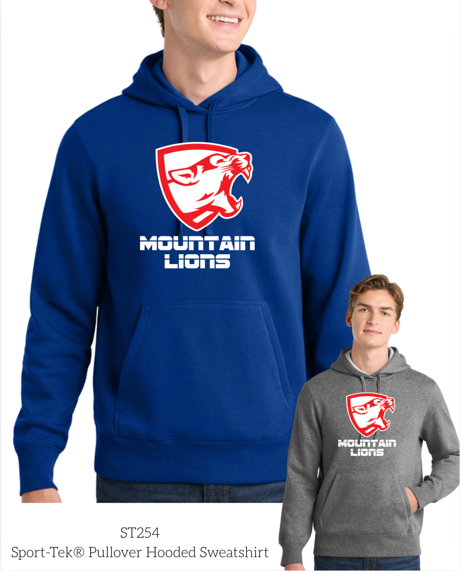 Mountain Lion Sport-Tek® Pullover Hooded Sweatshirt