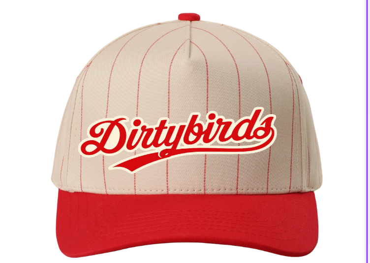 Dirty Bird Trucker Pinstripe Adjustable Hat