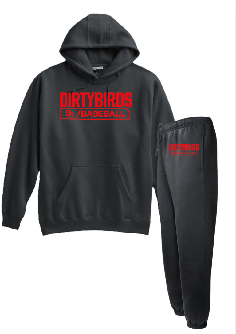 DIRTYBIRDS Warm-Up Fleece Package (2 Piece Set) Pennant Super10 BLACK