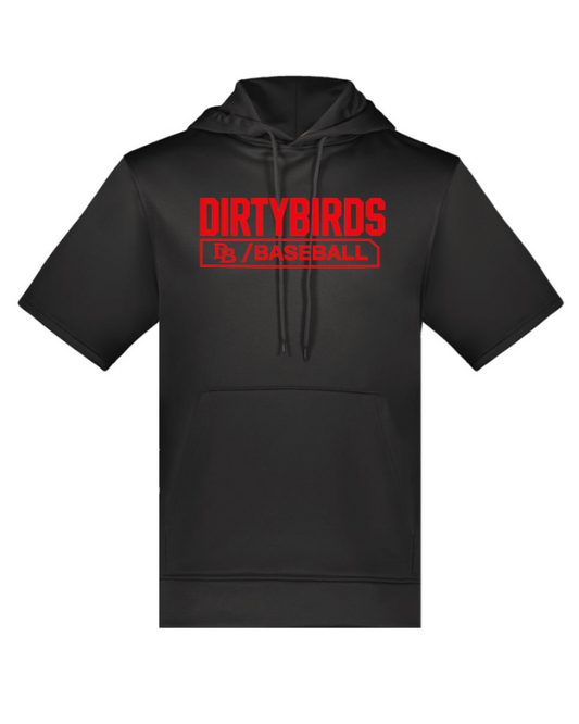 DIRTYBIRD SS Fleece Hoodie ST251  Sport-Tek BLACK FLEECE