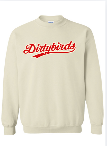 DIRTY BIRD GILDAN CREWNECK- CREAM