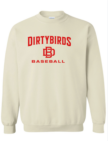 DIRTY BIRD GILDAN CREWNECK- CREAM