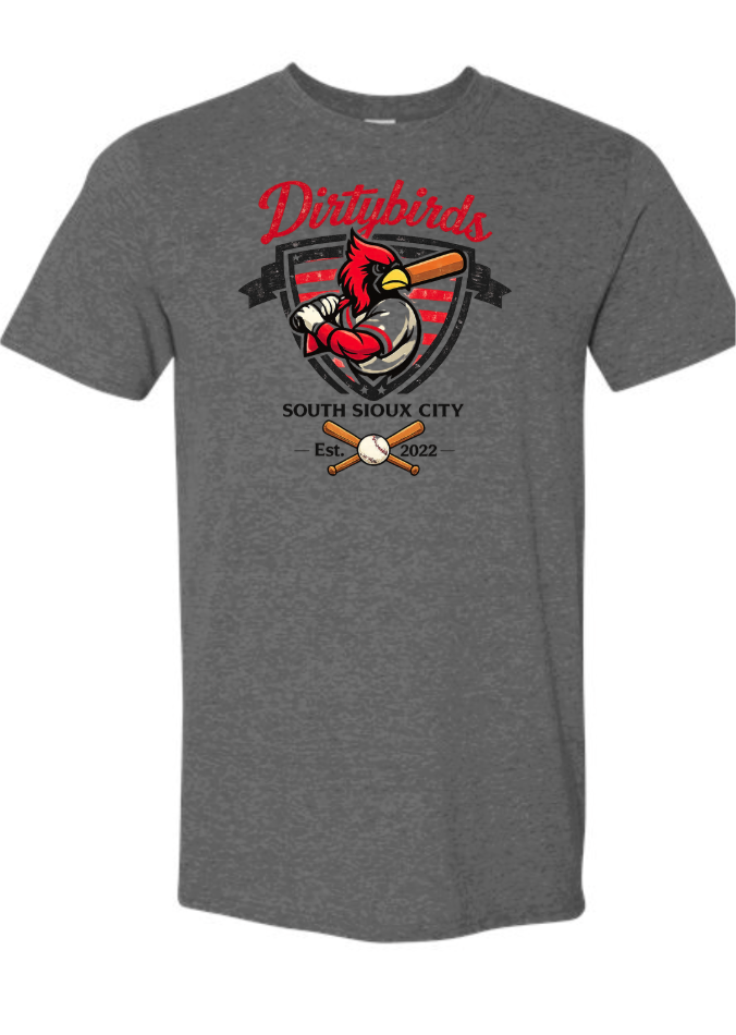 Dirtybird Unisex Gildan Softstyle - Charcoal