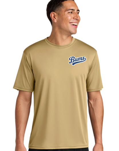 Adult/Youth Brooklyn Unisex A4 Cooling Performance Short Sleeve Tee  LEFT CHEST Vegas gold