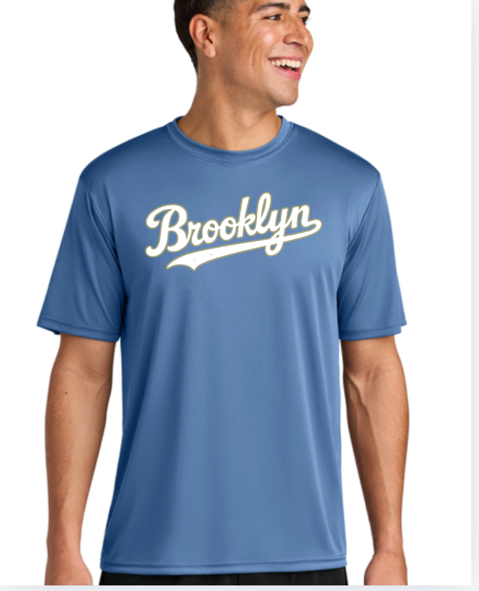 Youth/Adult Brooklyn Unisex A4 Cooling Performance Short Sleeve Tee   Light Blue
