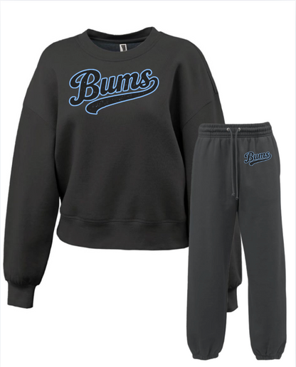 Womens  Fleece 2 Piece Set 5475/5636  BLACK