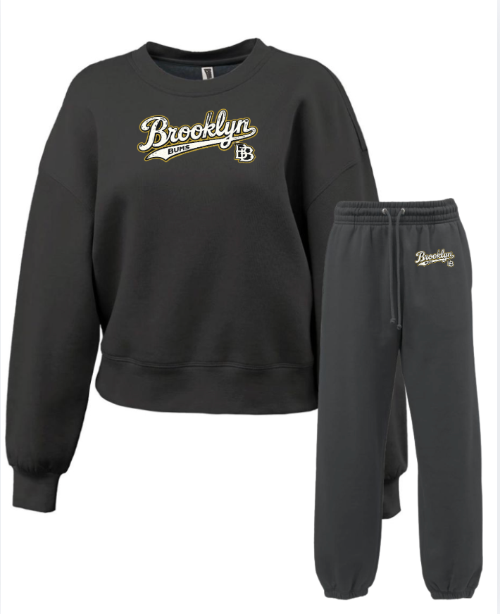 Womens  Fleece 2 Piece Set 5475/5636  BLACK