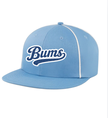 Bums PERFORMANCE AIR JERSEY FLEXFIT® CAP ES818 Gold Hat