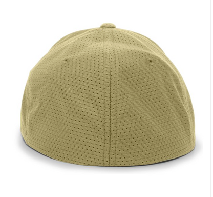 Bums PERFORMANCE AIR JERSEY FLEXFIT® CAP ES818 Gold Hat