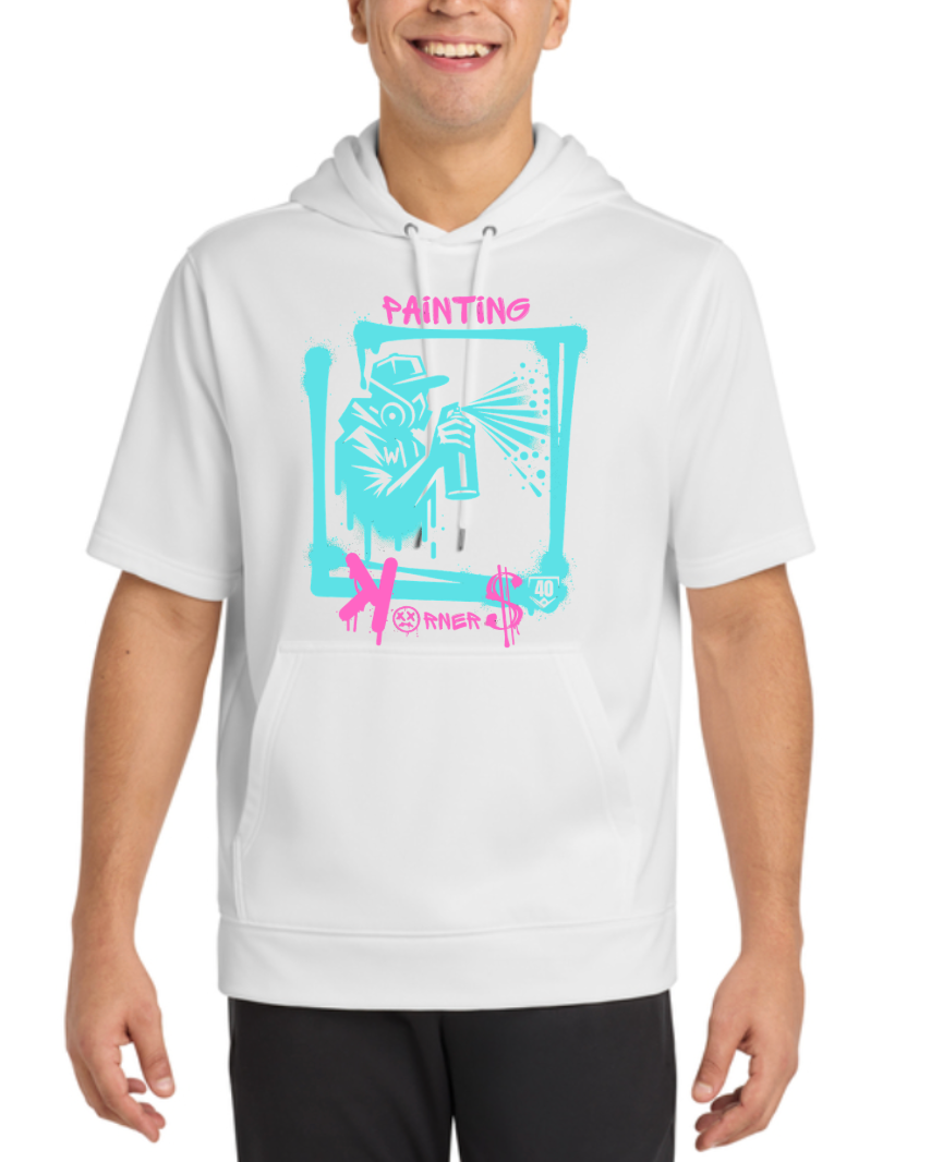Brooklyn Bums Designs 30-35 Short Sleeve Fleece Hoodie Sport-Tek-st251