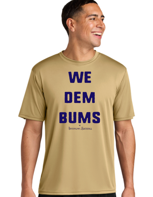 Adult/Youth Brooklyn We Dem Bums  Unisex A4 Cooling Performance Short Sleeve Tee Vegas gold -A4N3142