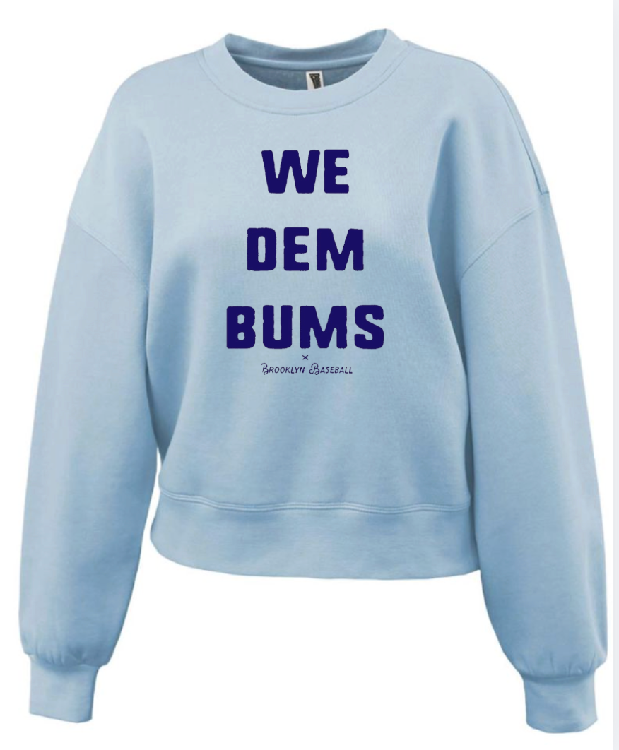 Brooklyn We Dem Bums Womens Fleece Crew 5475