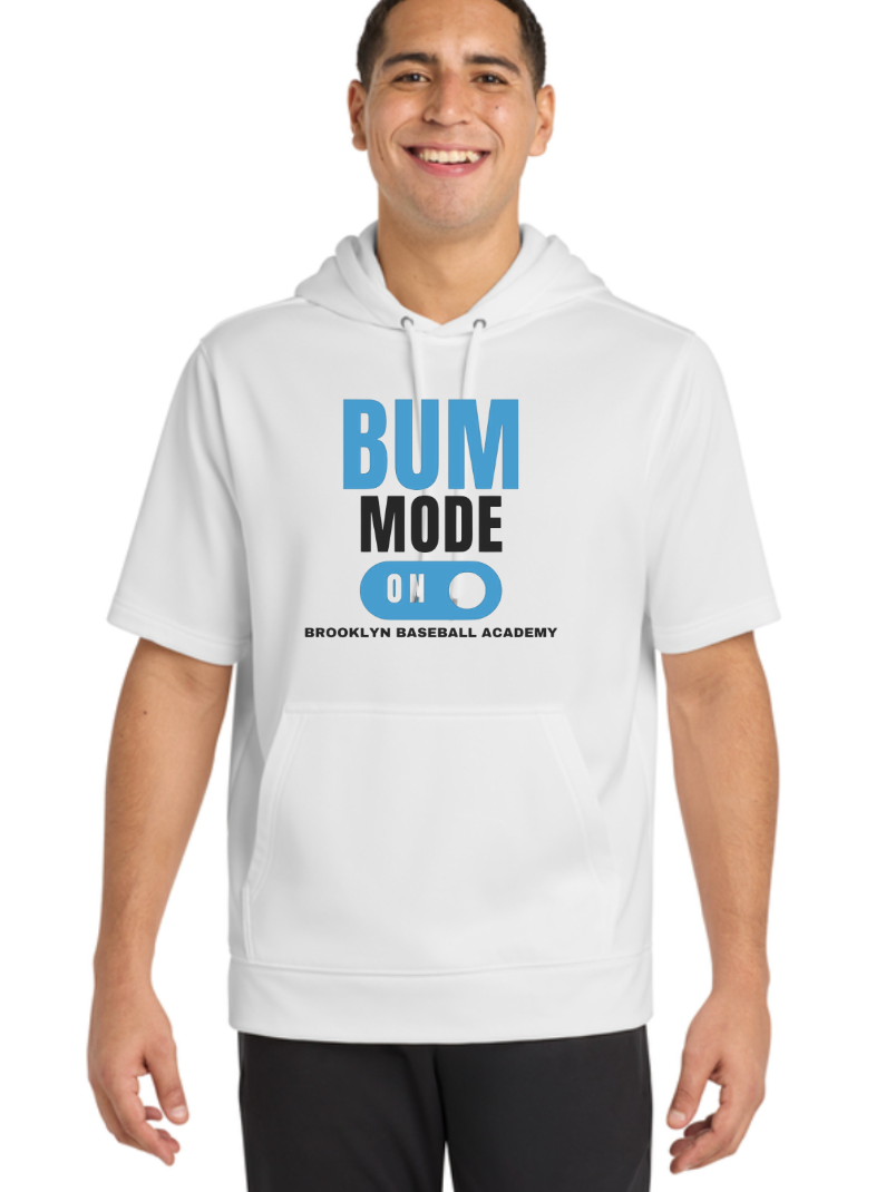 Brooklyn Bums Designs 30-35 Short Sleeve Fleece Hoodie Sport-Tek-st251
