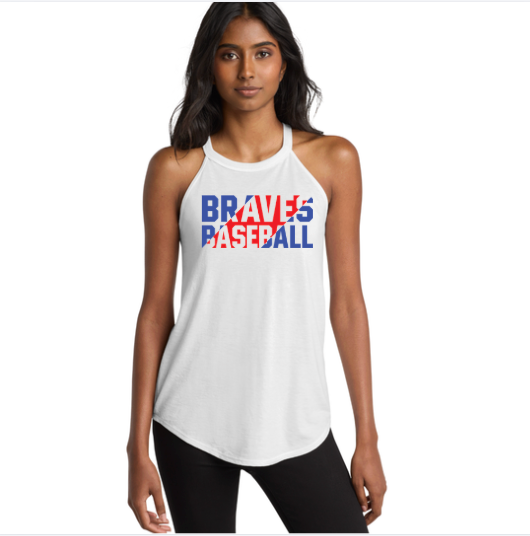 Braves Tank Top  DT137L District ® Women’s Perfect Tri ® Rocker Tank
