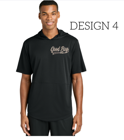 Good Boy Baseball Black ST445 New Sport-Tek® Club Short Sleeve Hoodie