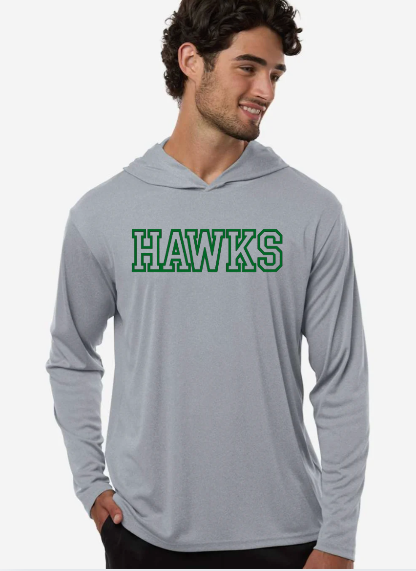 HAWKS ST358 Sport-Tek Hooded Pullover - SILVER