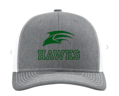Richardson 112  Snapback Heather Grey/ White - PMS: 431U/WHITE