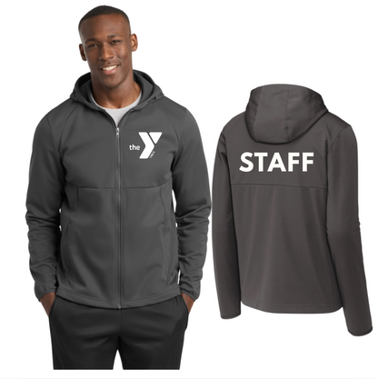 YMCA STAFF JACKETS: ST980 Sport-Tek® Hooded Soft Shell Jacket
