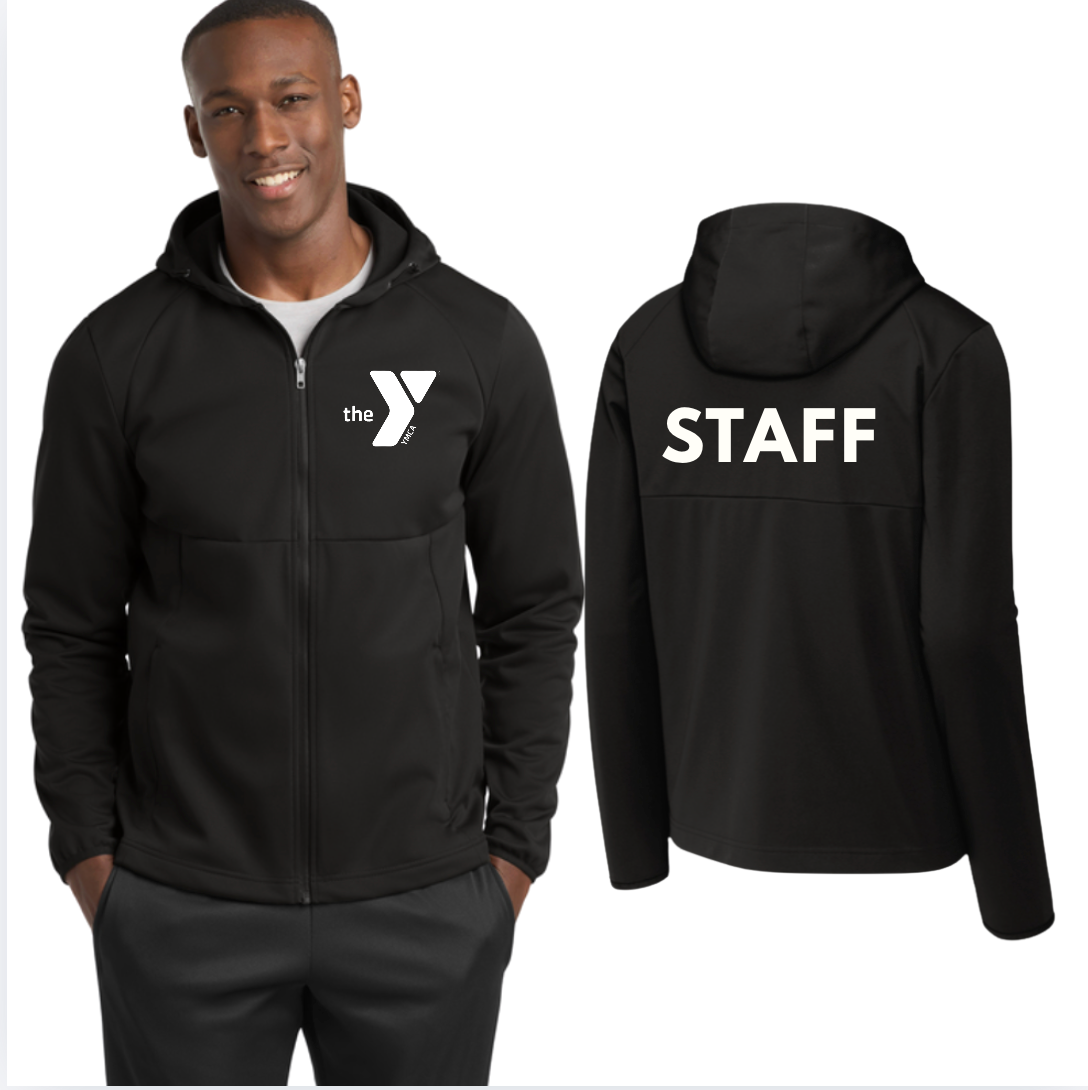 YMCA STAFF JACKETS: ST980 Sport-Tek® Hooded Soft Shell Jacket