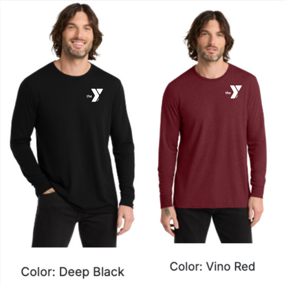 YMCA STAFF: Allmade Unisex Tri-Blend Tee AL2006 LONG SLEEVE