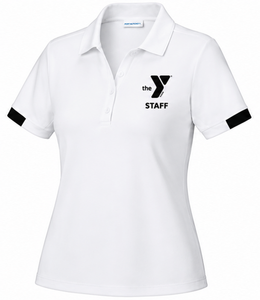 Sport-Tek Women's Club Colorblock Polo LST444 STAFF