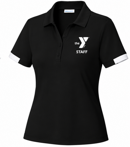 Sport-Tek Women's Club Colorblock Polo LST444 STAFF