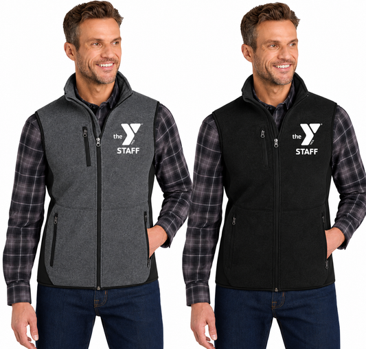 Embroidery  F228 Port Authority® R-Tek® Pro Fleece Full-Zip Vest STAFF