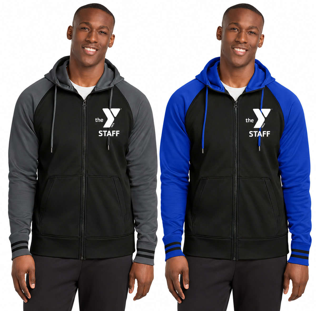 ST236 Sport-Tek® Sport-Wick® Varsity Fleece Full-Zip Hooded Jacket STAFF