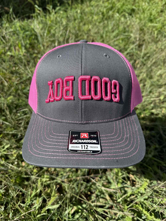 GOOD BOY RICHARSON CHARCOAL/PINK UPSIDE DOWN GOOD BOY