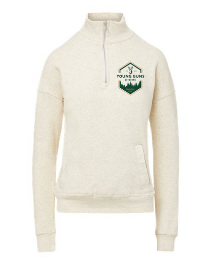 Young Guns - Women's Cloud Fleece Quarter-Zip Sweatshirt