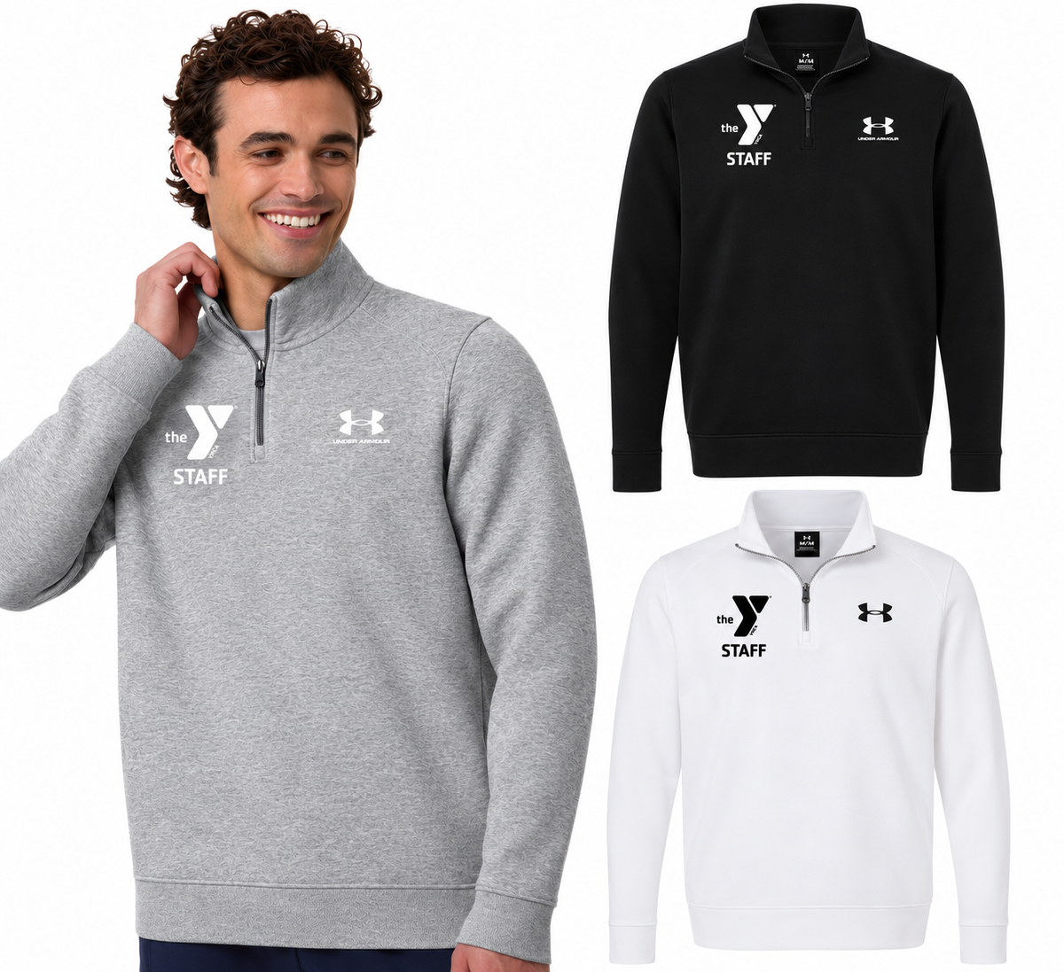 Under Armour Men's Icon Fleece Quarter-Zip Pullover 6012710 STAFF