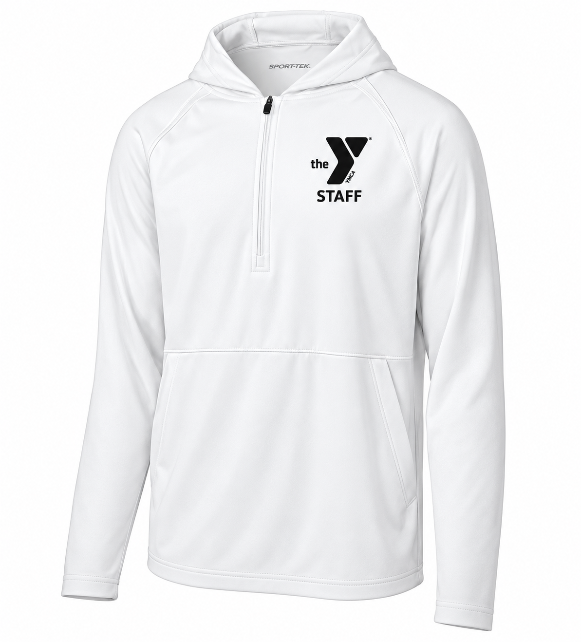 Sport-Tek Repeat 1/2-Zip Long Sleeve Hooded Jacket STAFF