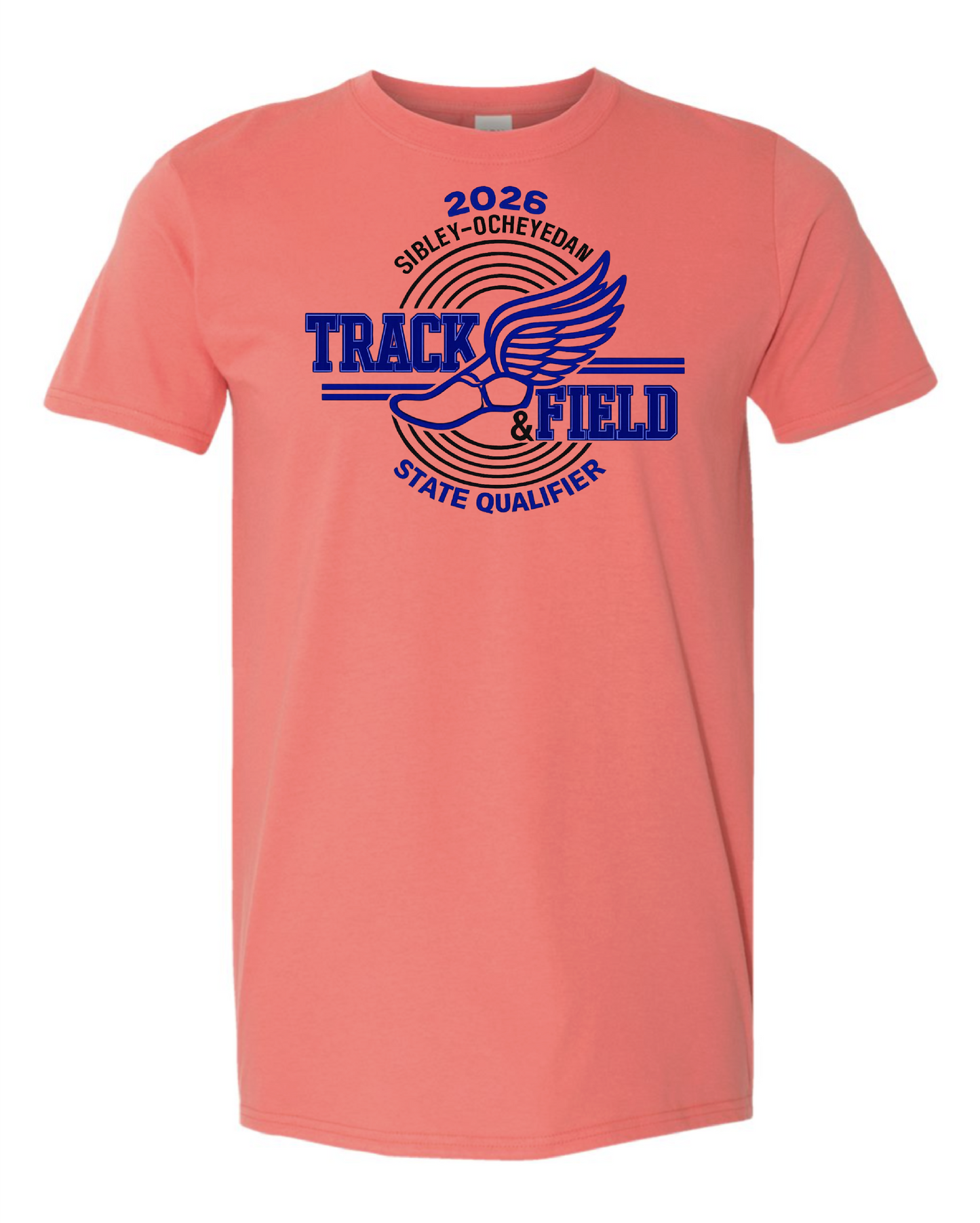 S-O STATE TRACK GILDAN T SHIRT
