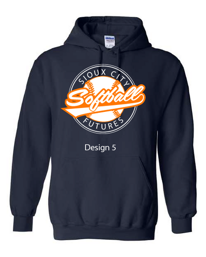 YOUTH Gildan Heavyblend Hoodie SOFTBALL