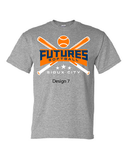 Youth Gildan Dry Blend T Shirt SOFTBALL 800b