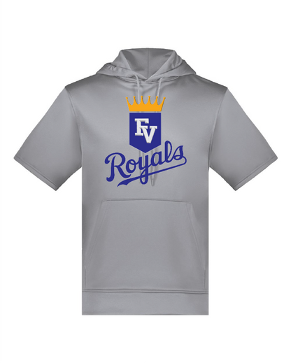 Royals Augusta Fleece Short Sleeve Hooded Pullover