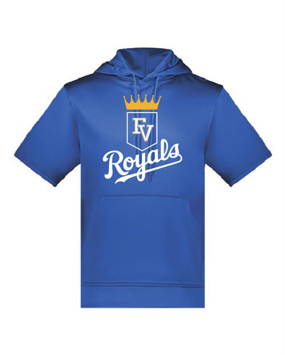 Royals Augusta Fleece Short Sleeve Hooded Pullover