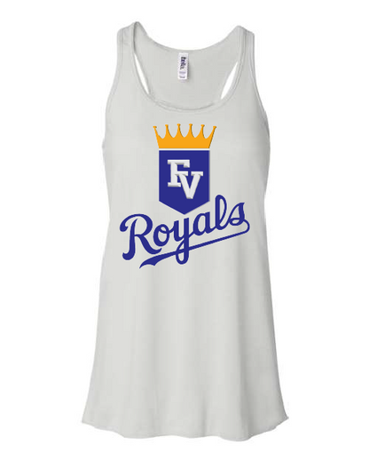 Royals Bella Canvas Women's Flowy Racerback Tank