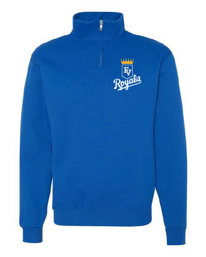 JERZEES Nublend Cadet Collar Quarter-Zip Sweatshirt