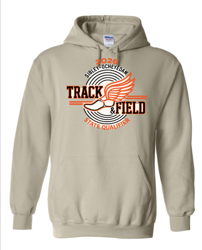 S-O STATE TRACK GILDAN HOODIE