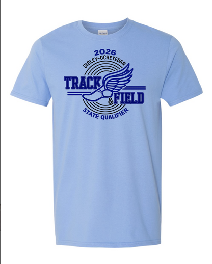 S-O STATE TRACK GILDAN T SHIRT