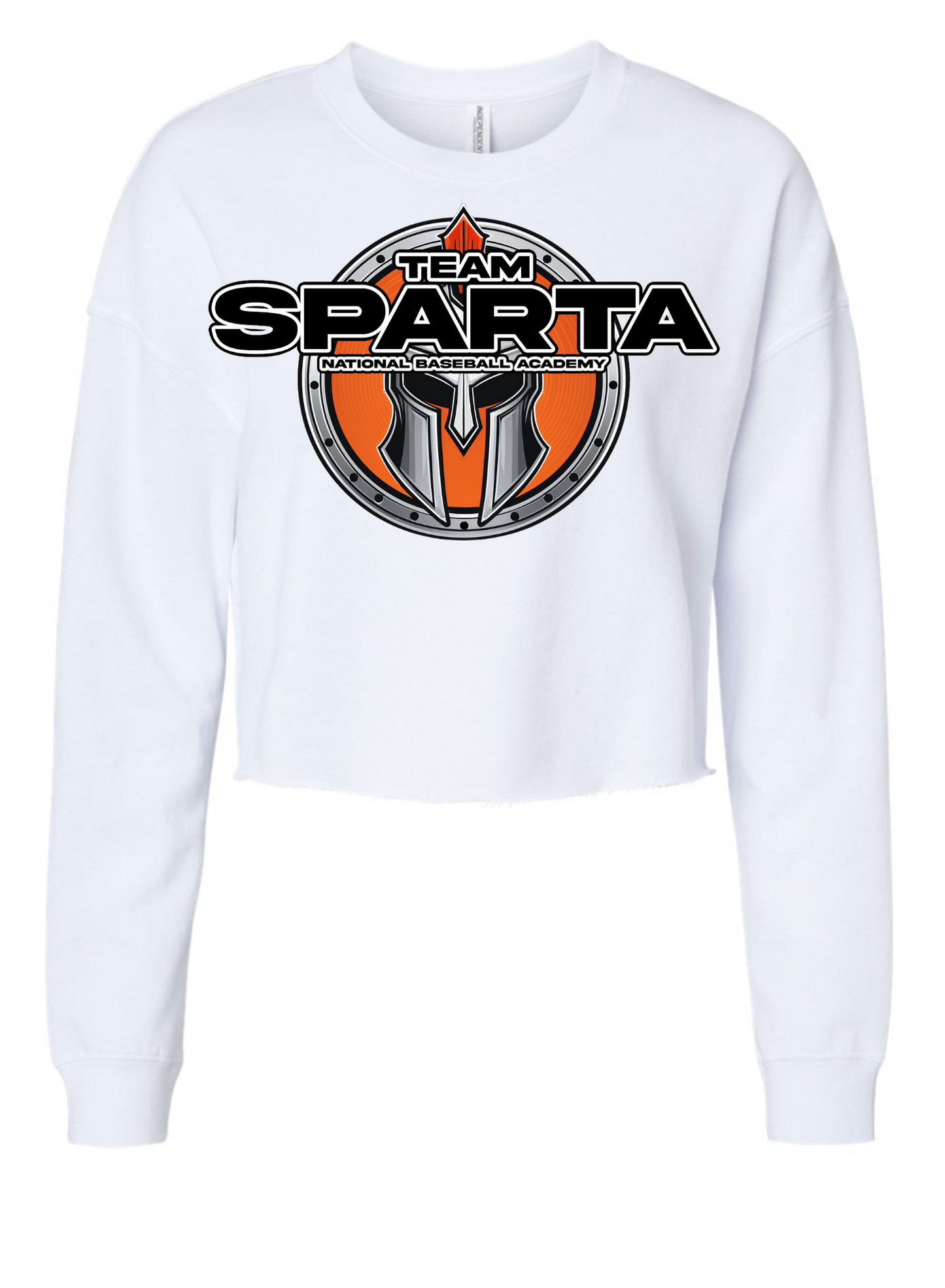 Sparta  Women's Lightweight Crop Crewneck Sweatshir