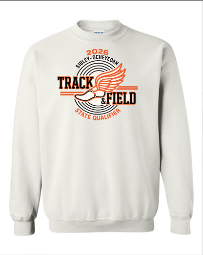 S-O STATE TRACK GILDAN CREWNECK